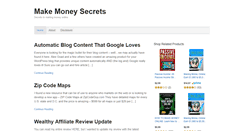 Desktop Screenshot of makemoneysecrets.com